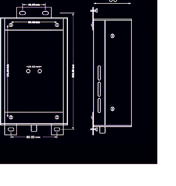 SG.CSL.600S installation dimensions drawing reference
