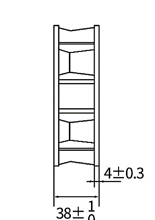 SG13538HA1 / SG13538HA2 side depth drawing reference